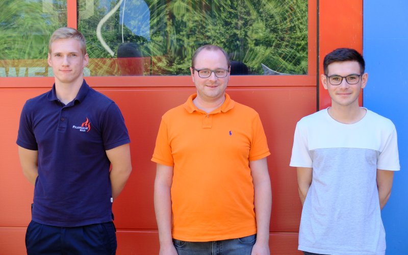 Die gewählten Jugendgruppensprecher mit dem Kreisjugendwart